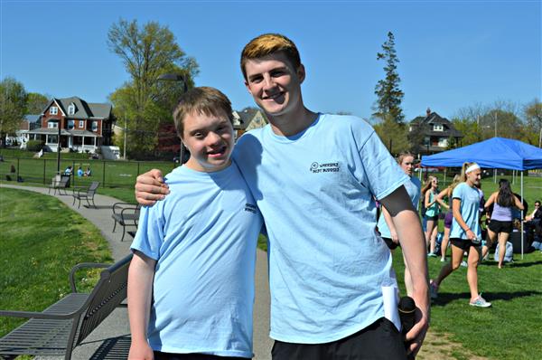 Hayden and Justen participate in the 8th annual Best Buddies Fun with Friends Day 